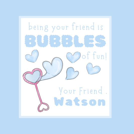 BUBBLES OF FUN VALENTINE