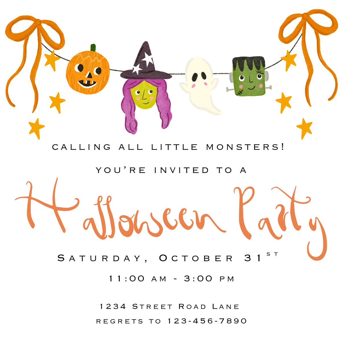 HALLOWEEN PARTY INVITATION