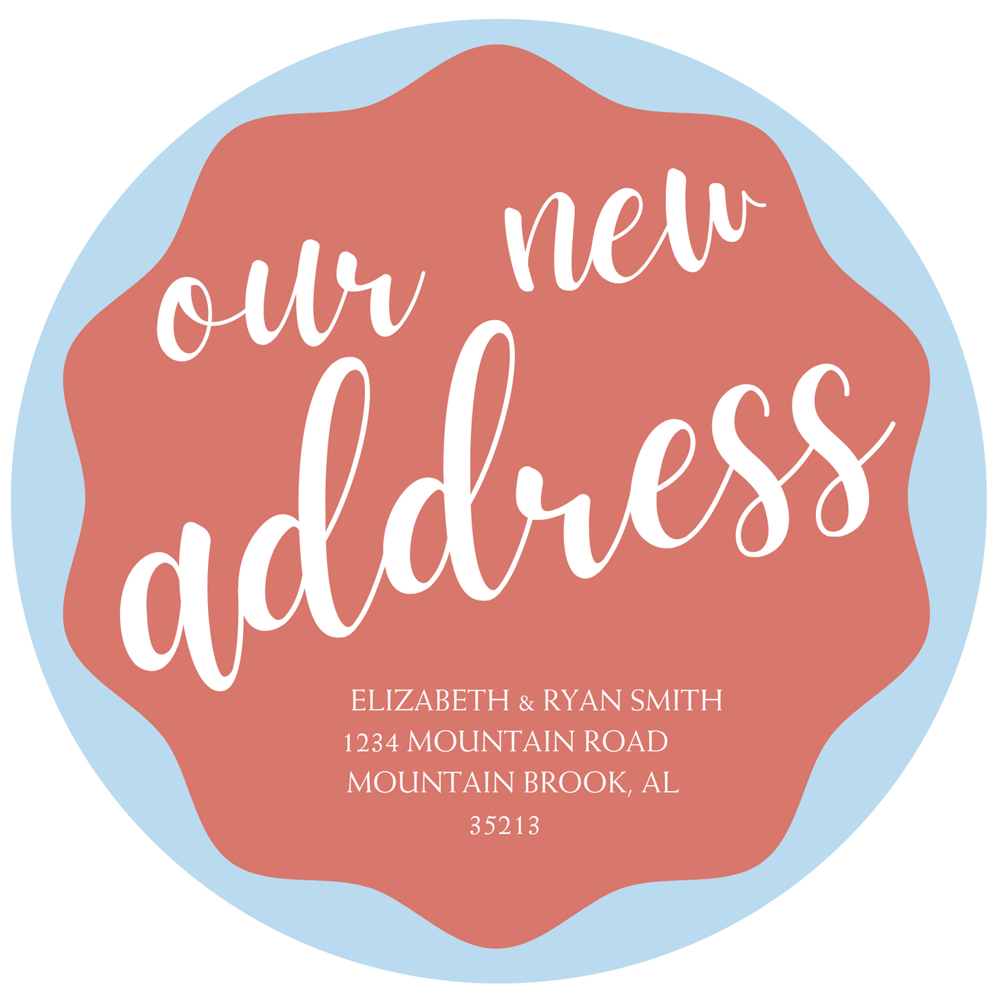 our new address ROUND CARDS