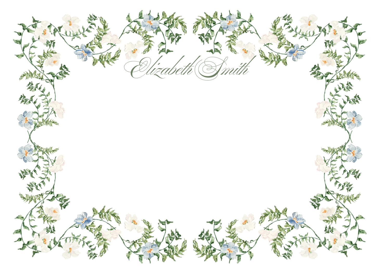 AIRY Florals stationery