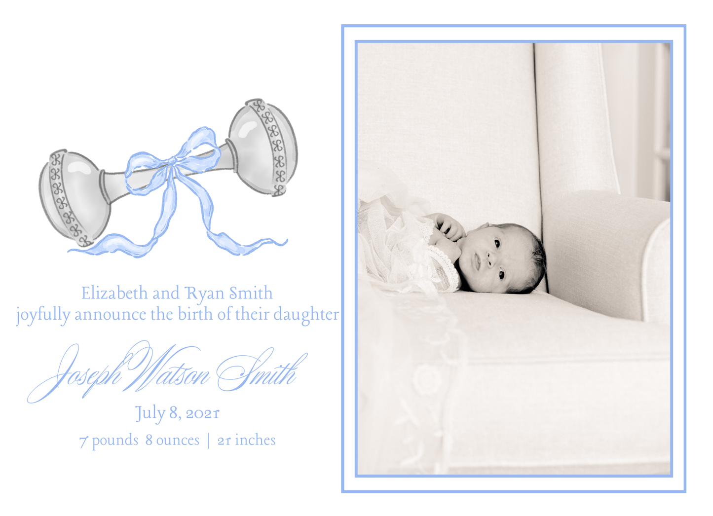 birth announcement