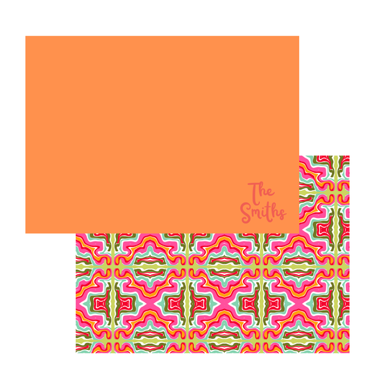 colorful funky stationery