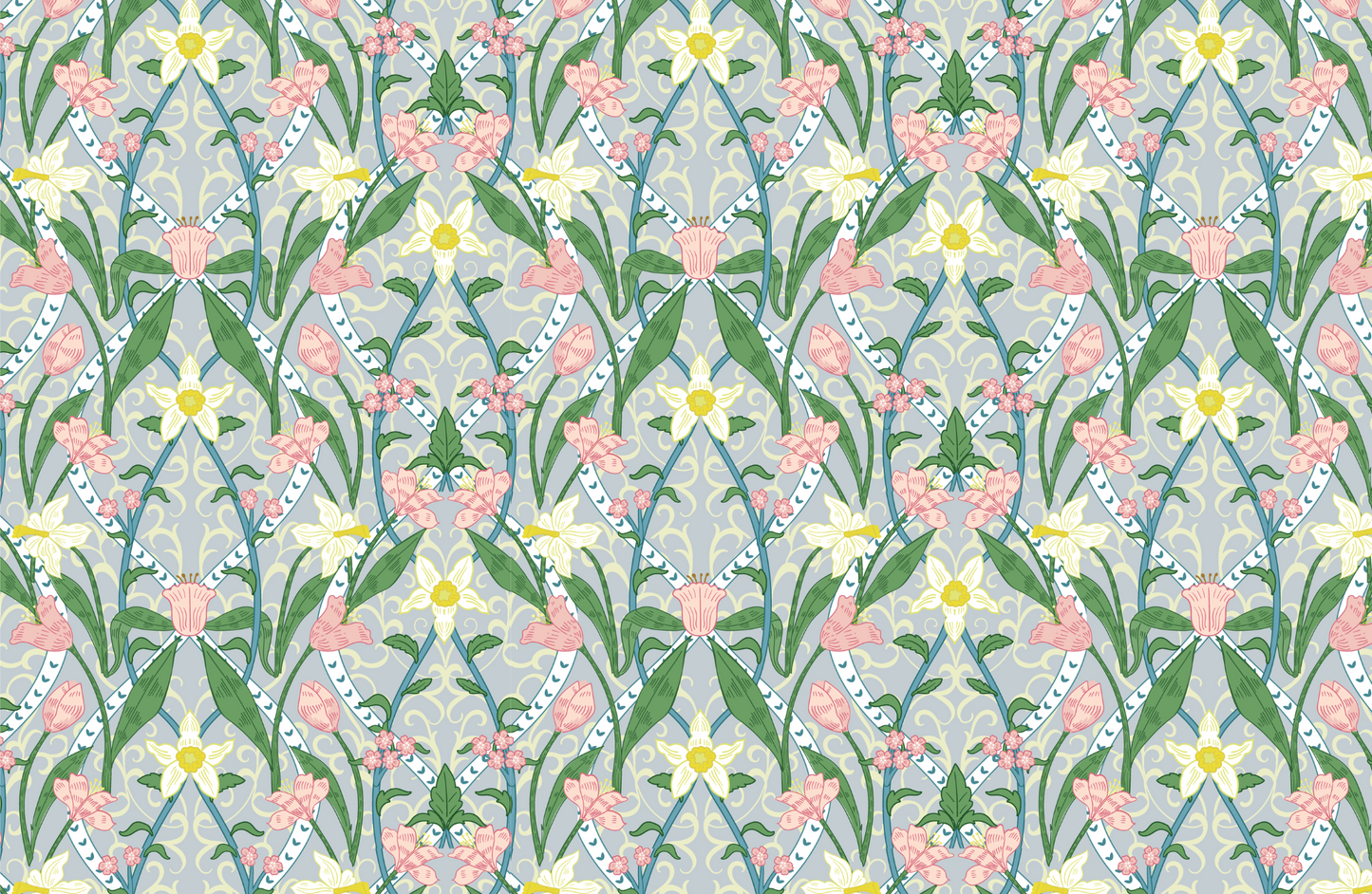 floral garden tear away paper placemat