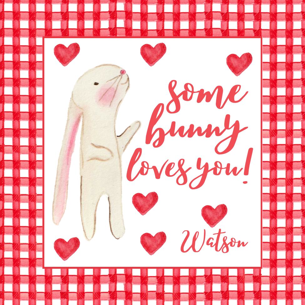 SOME BUNNY LOVES YOU VALENTINE