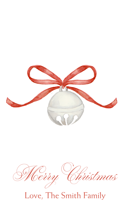 CHRISTMAS BELL GIFT TAG