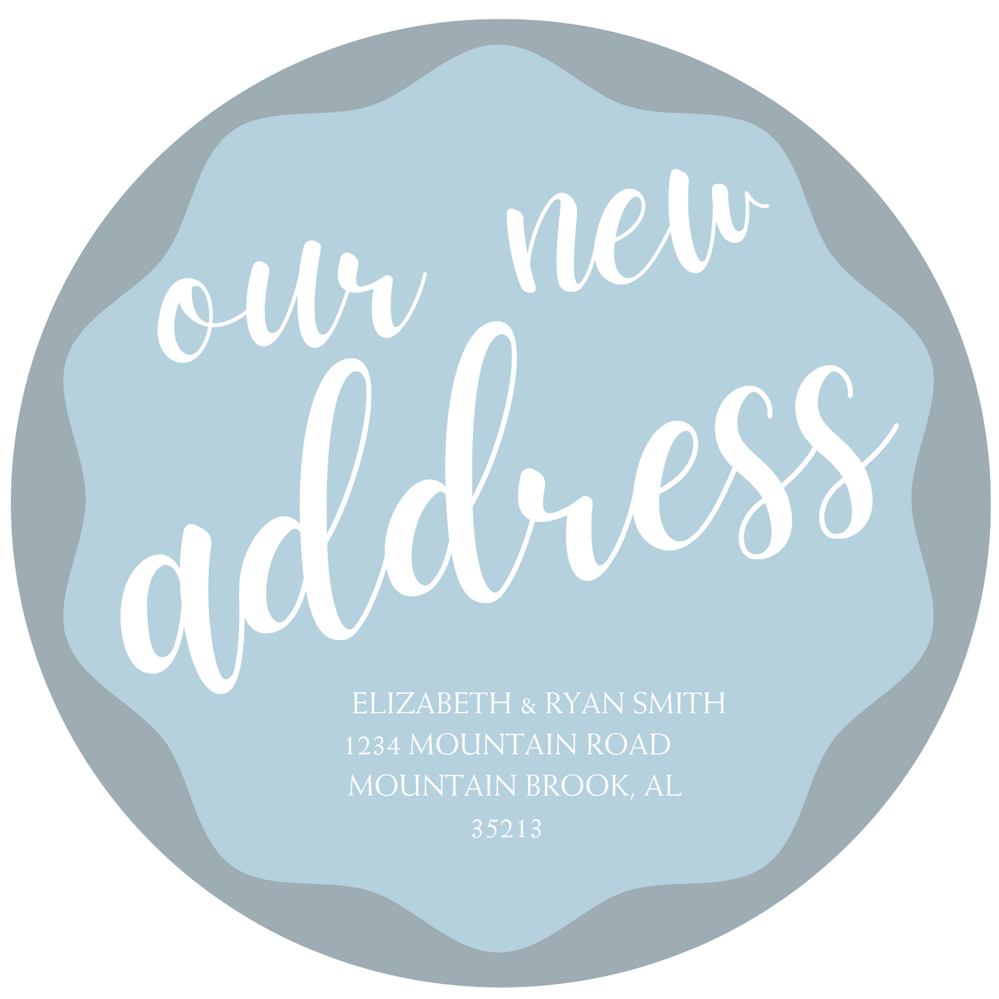 our new address ROUND CARDS