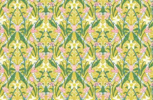 floral garden tear away paper placemat