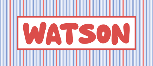 STRIPES RECTANGLE VINYL LABEL