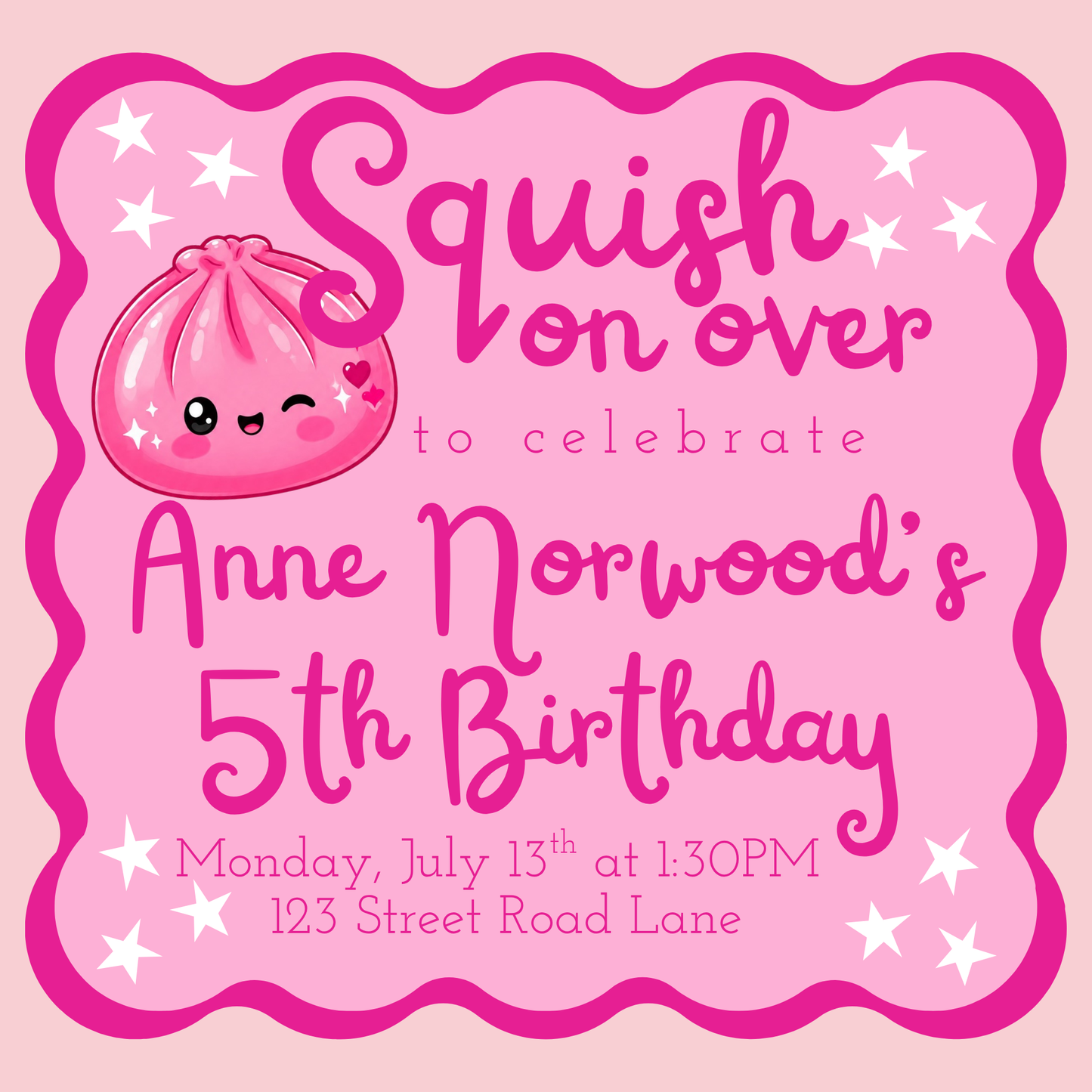 DUMPLING PARTY INVITATION
