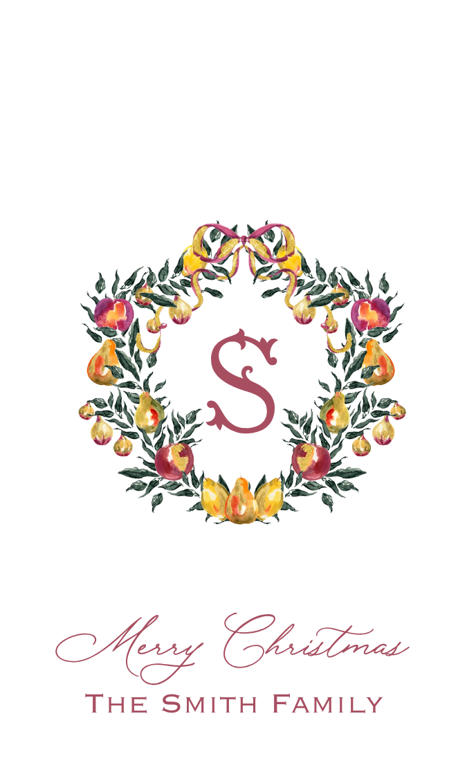 PRETTY PEAR GIFT TAG