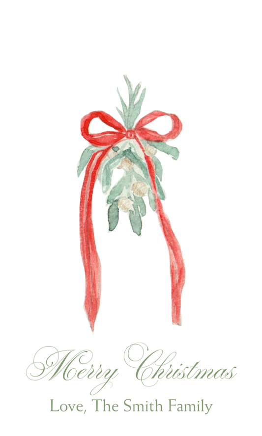 MISTLETOE GIFT TAG