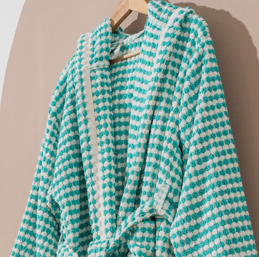Pompom Bathrobe
