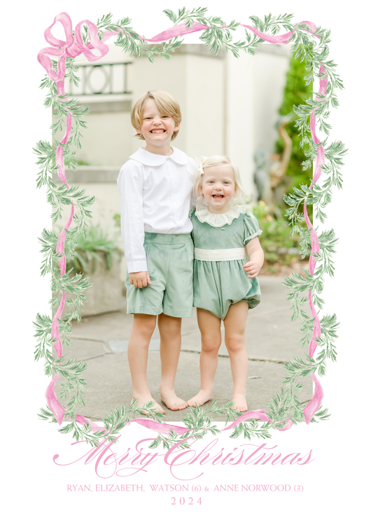 PINK CHRISTMAS GARLAND