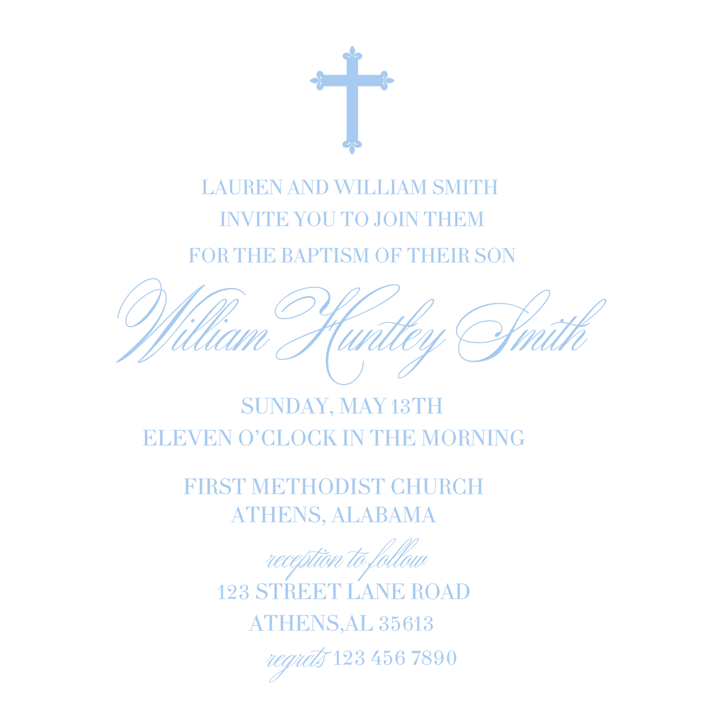 baptism invitation