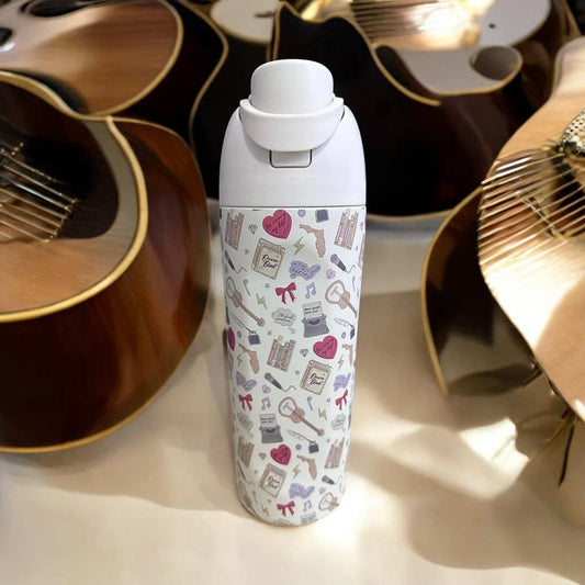 Taylor Swift TTPD Inspired 20 oz Insulated Tumbler, Ivory