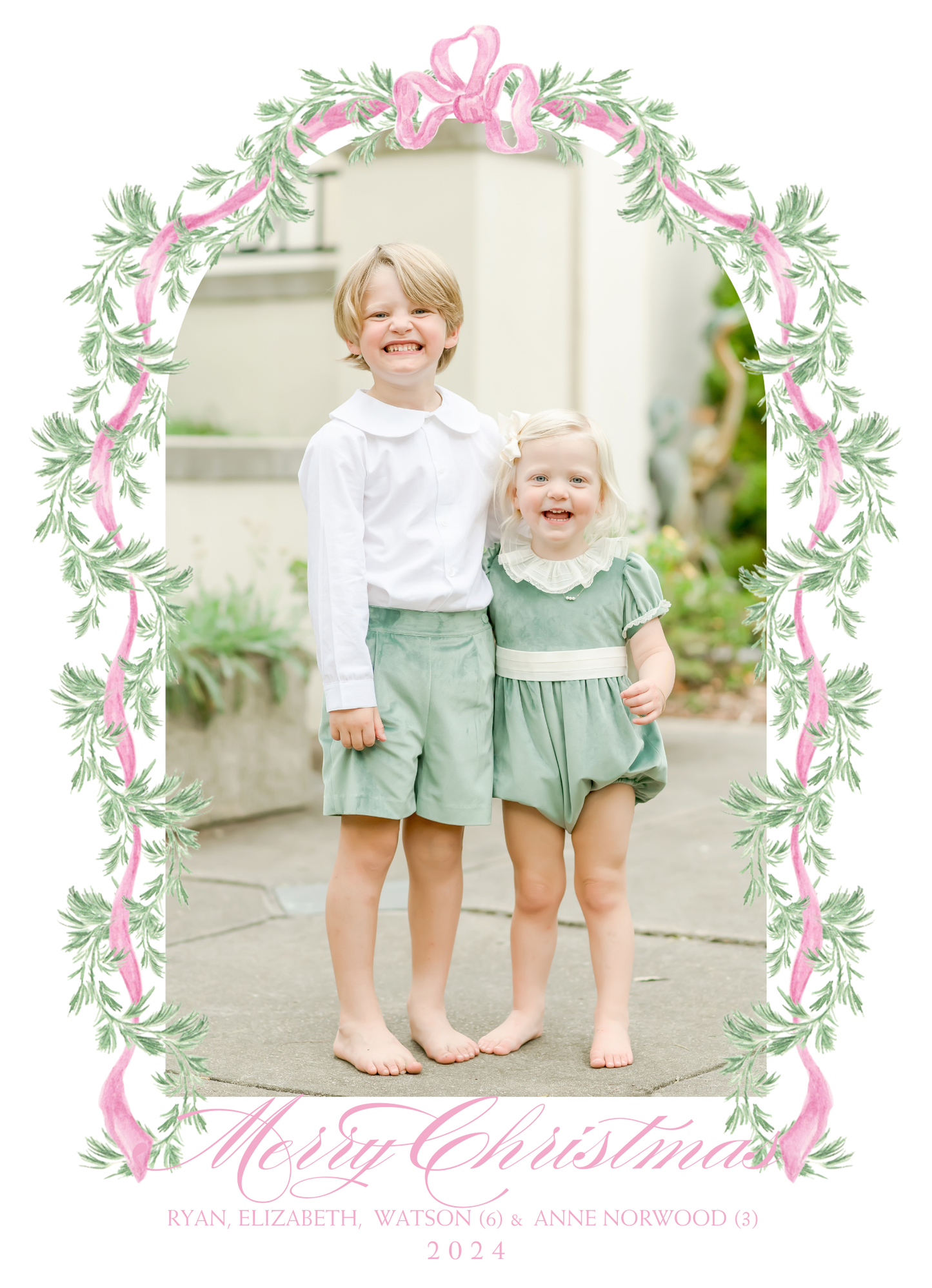 PINK CHRISTMAS GARLAND