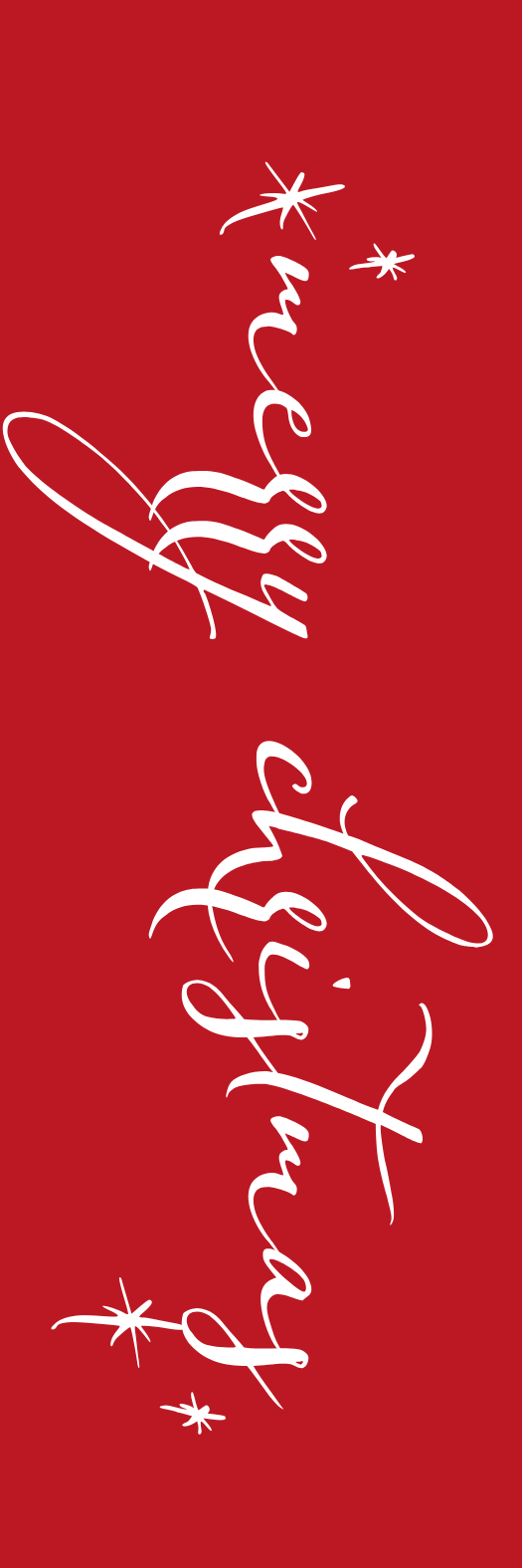 ANY COLOR SKINNY CHRISTMAS GIFT TAG