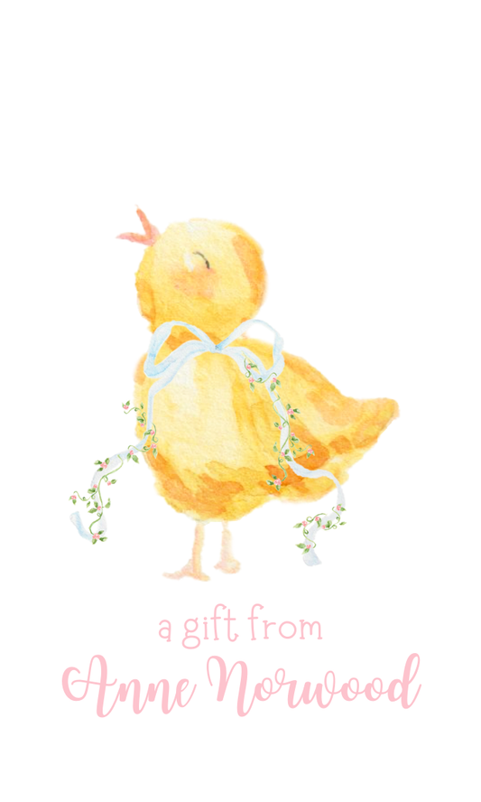 sweet chick gift tag