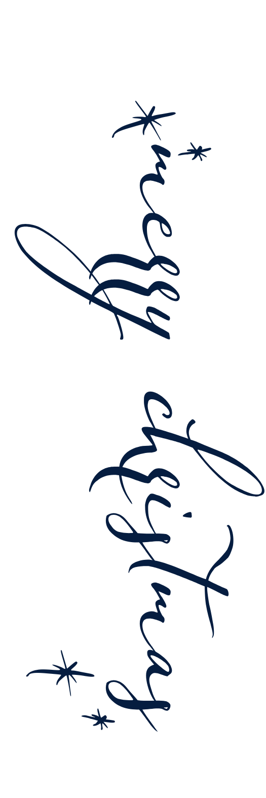 ANY COLOR SKINNY CHRISTMAS GIFT TAG