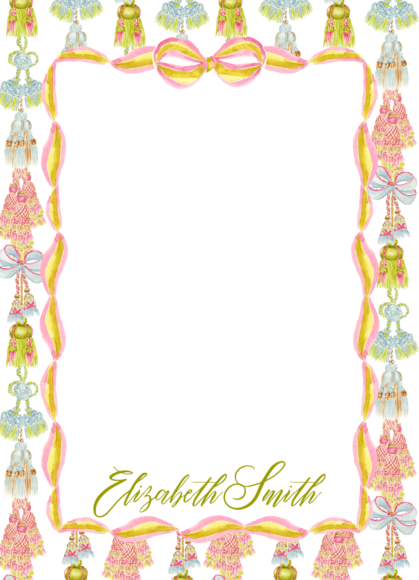 colorful tassel notepad