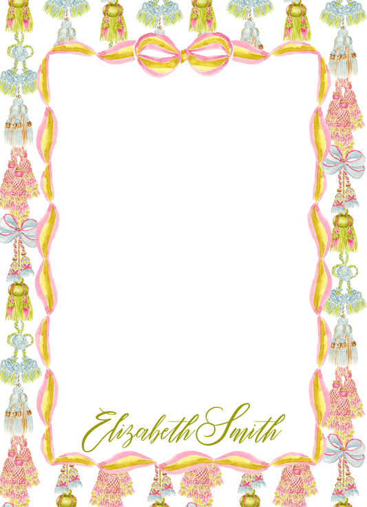 colorful tassel notepad
