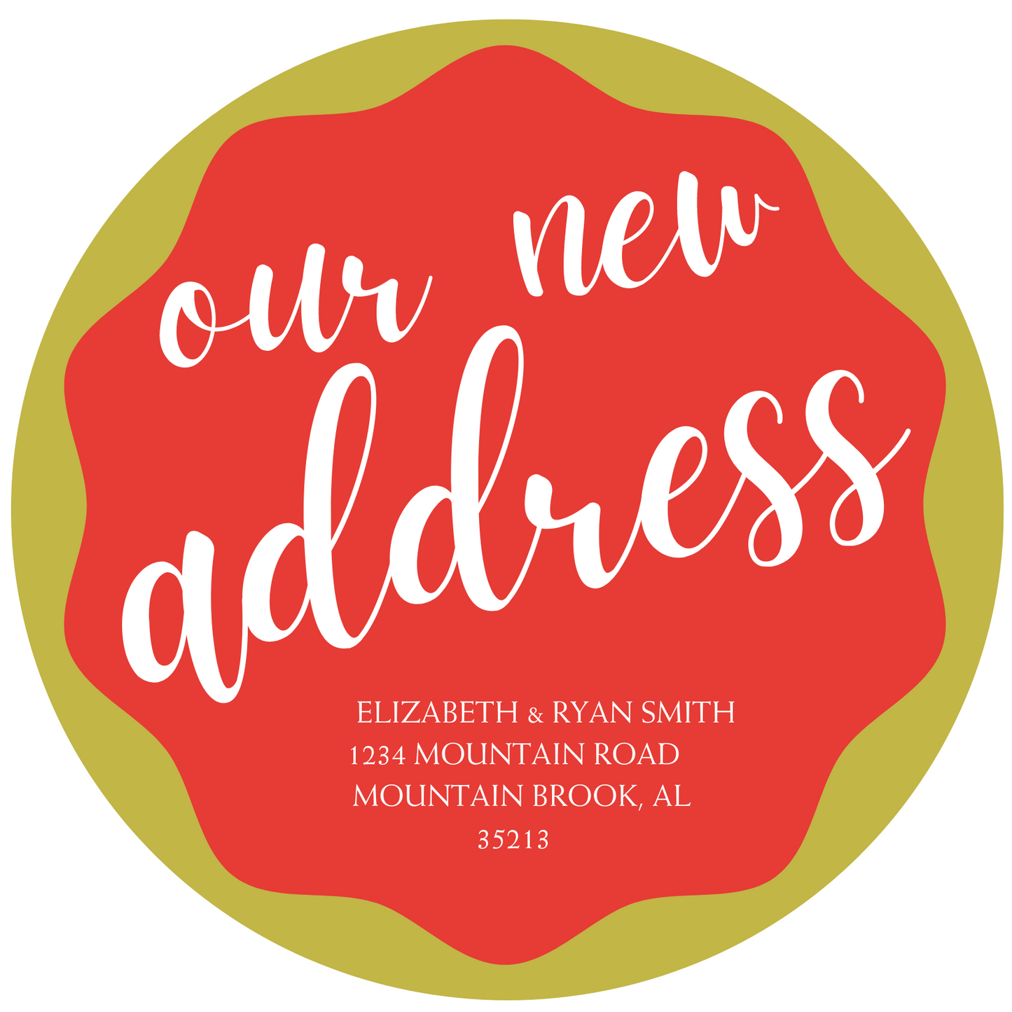 our new address ROUND CARDS