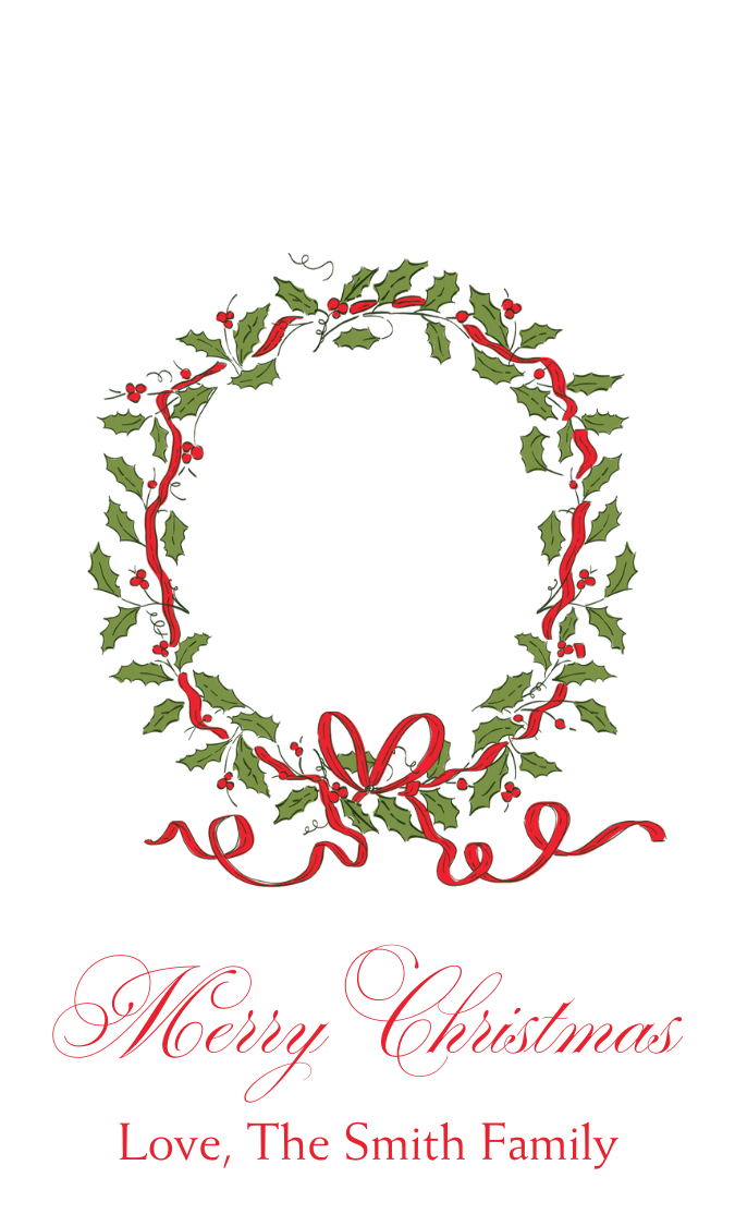 LENOX BERRY WREATH GIFT TAG