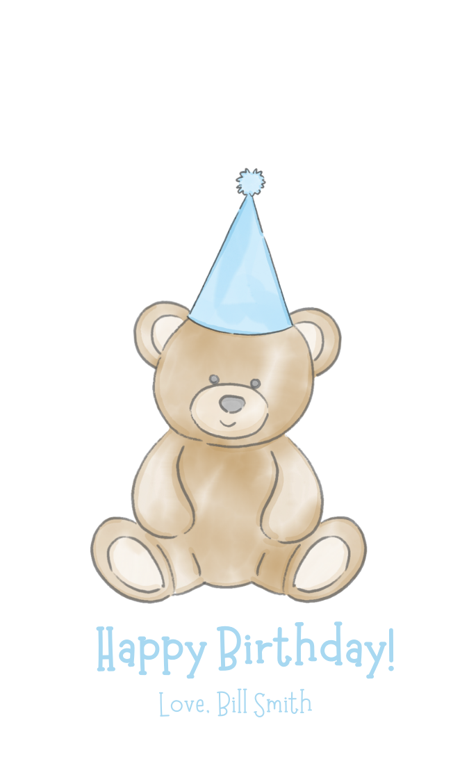 sweet birthday bear