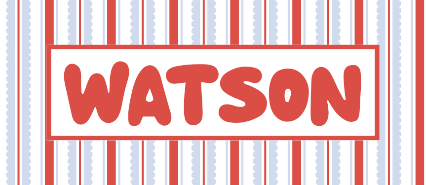 STRIPES RECTANGLE VINYL LABEL
