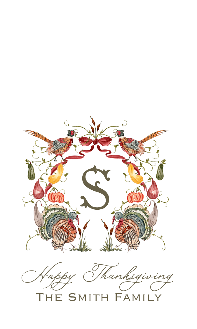 HAPPY THANKSGIVING GIFT TAG