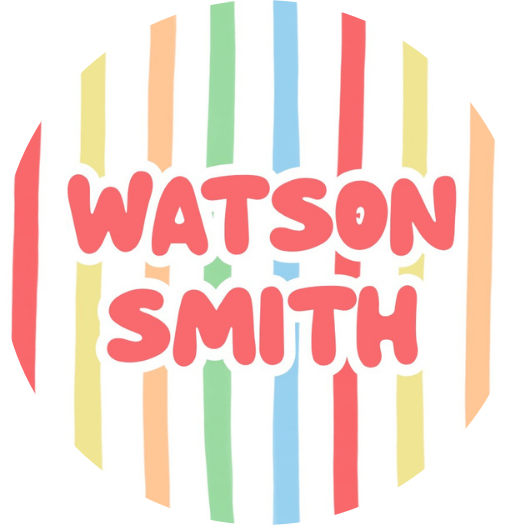 ROUND  COLORFUL STRIPE LABELS