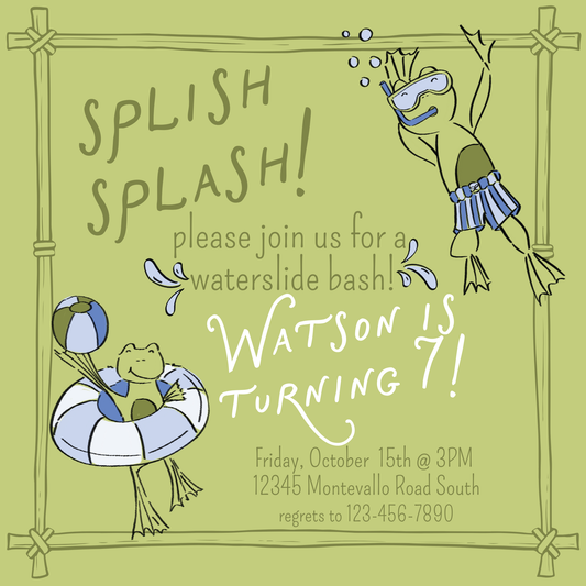 FROG WATER PARTY