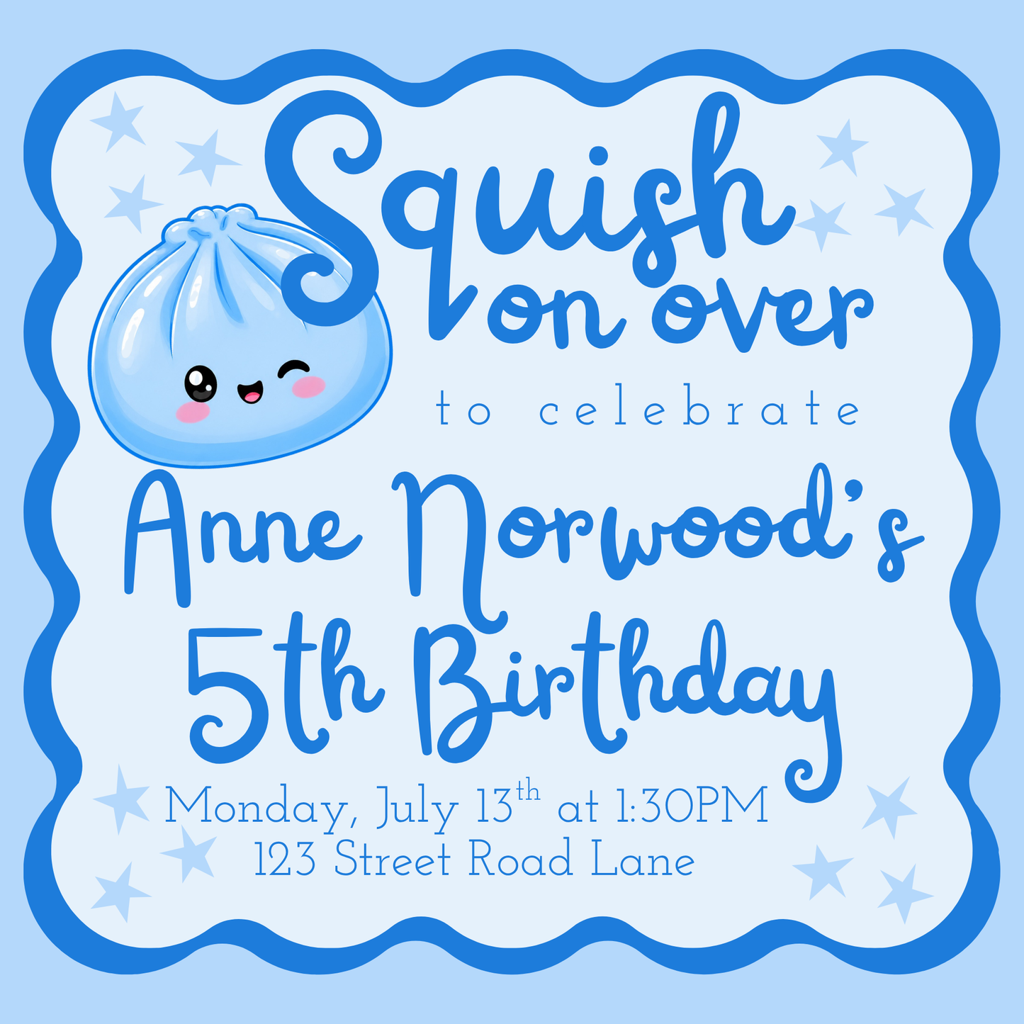 DUMPLING PARTY INVITATION