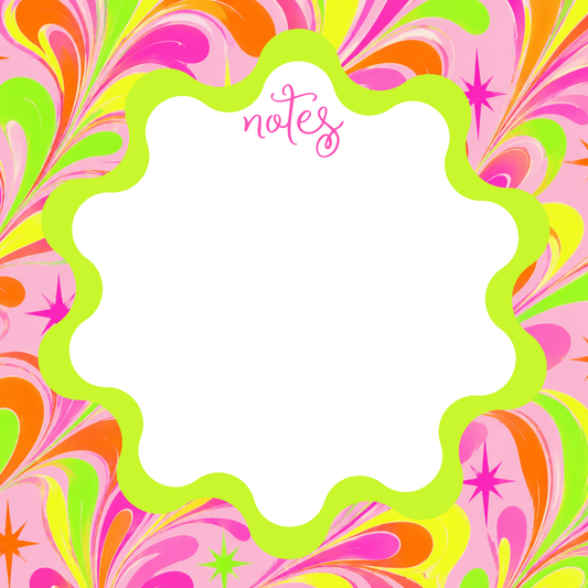 NEON + COLORFUL NOTEPAD