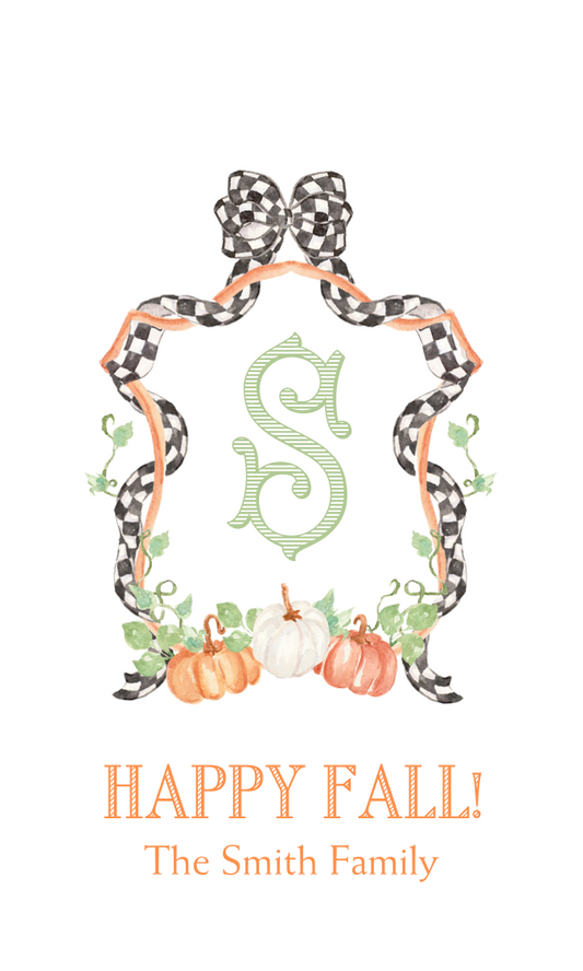 fall gift tag