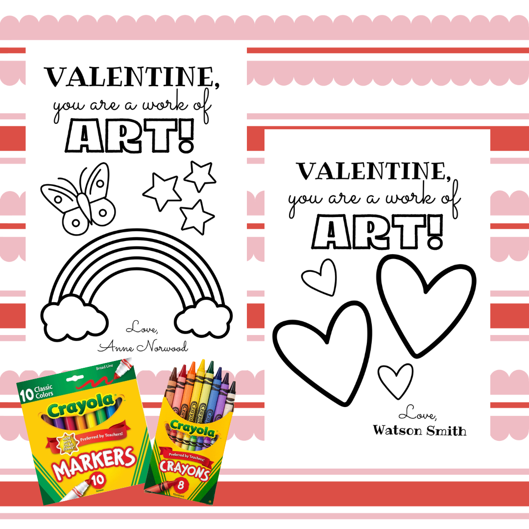 COLOR CARD VALENTINES