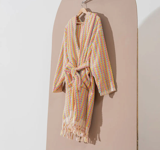 Pompom Bathrobe