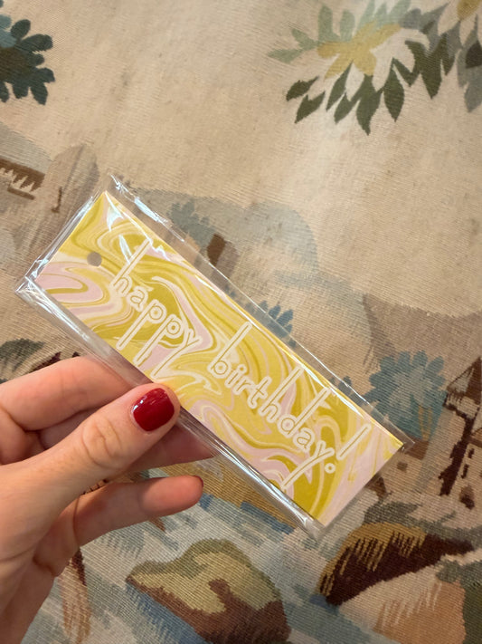 Happy Birthday gift tags