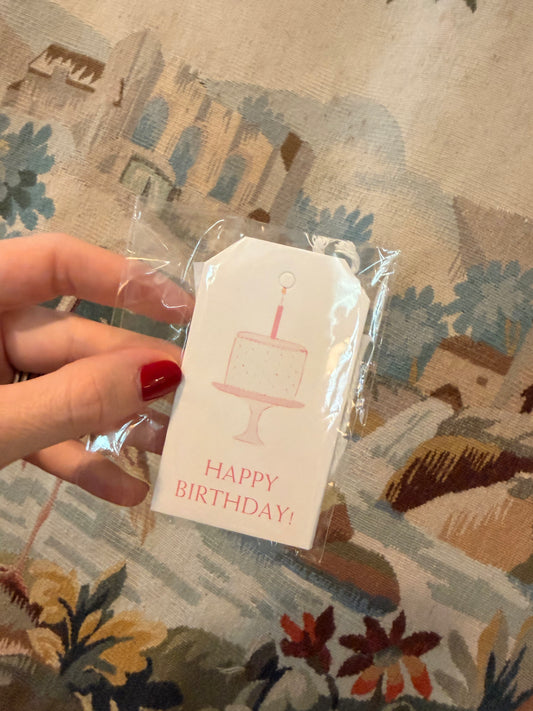 Happy Birthday gift tags