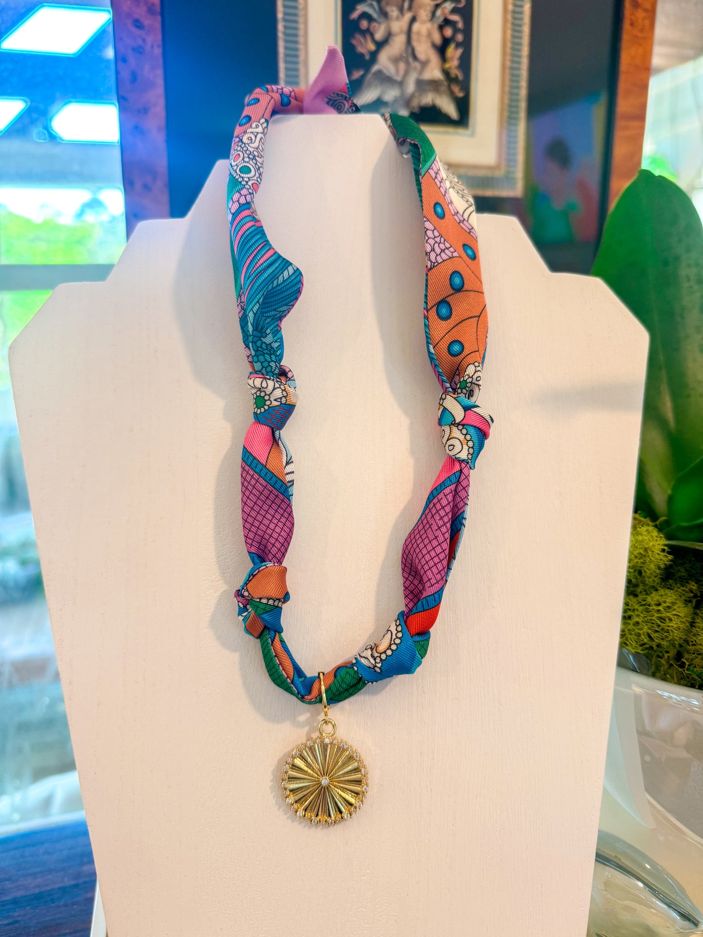 POPPY scarf necklace