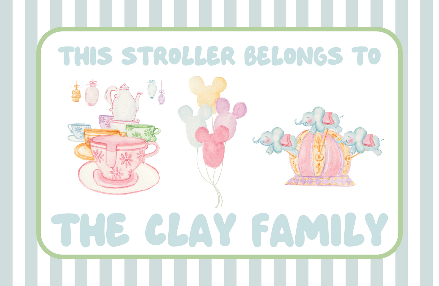 MAGICAL STROLLER SIGN