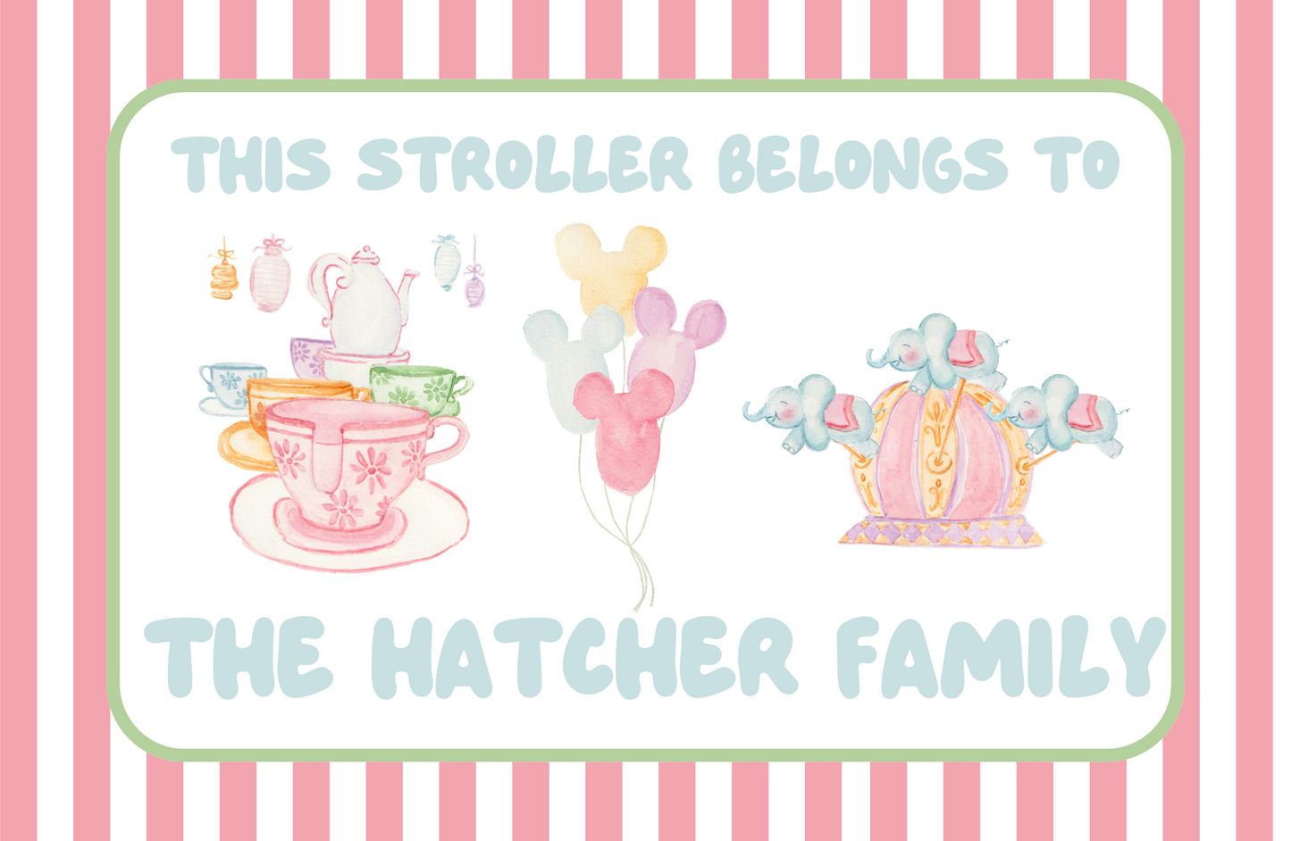 MAGICAL STROLLER SIGN