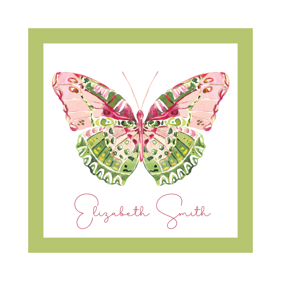 butterfly enclosure card